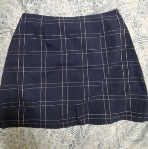 Vintage plaid mini skirt